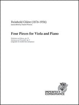 Four Pieces for Viola and Piano P.O.D. cover